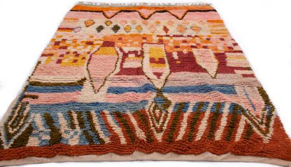 Semi-Antique Moroccan Khenifra Rug