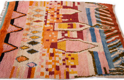 Semi-Antique Moroccan Khenifra Rug