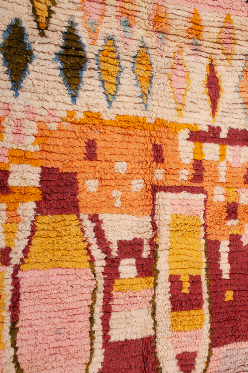 Semi-Antique Moroccan Khenifra Rug