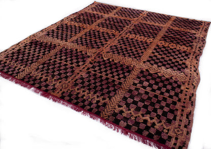 Semi-Antique Moroccan Ben M'Guild Rug