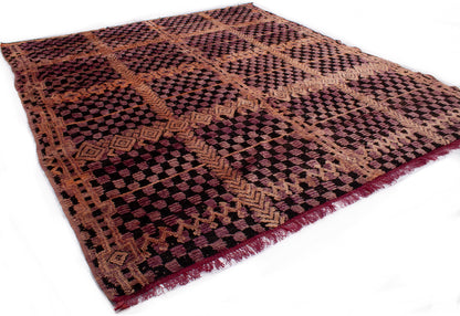 Semi-Antique Moroccan Ben M'Guild Rug