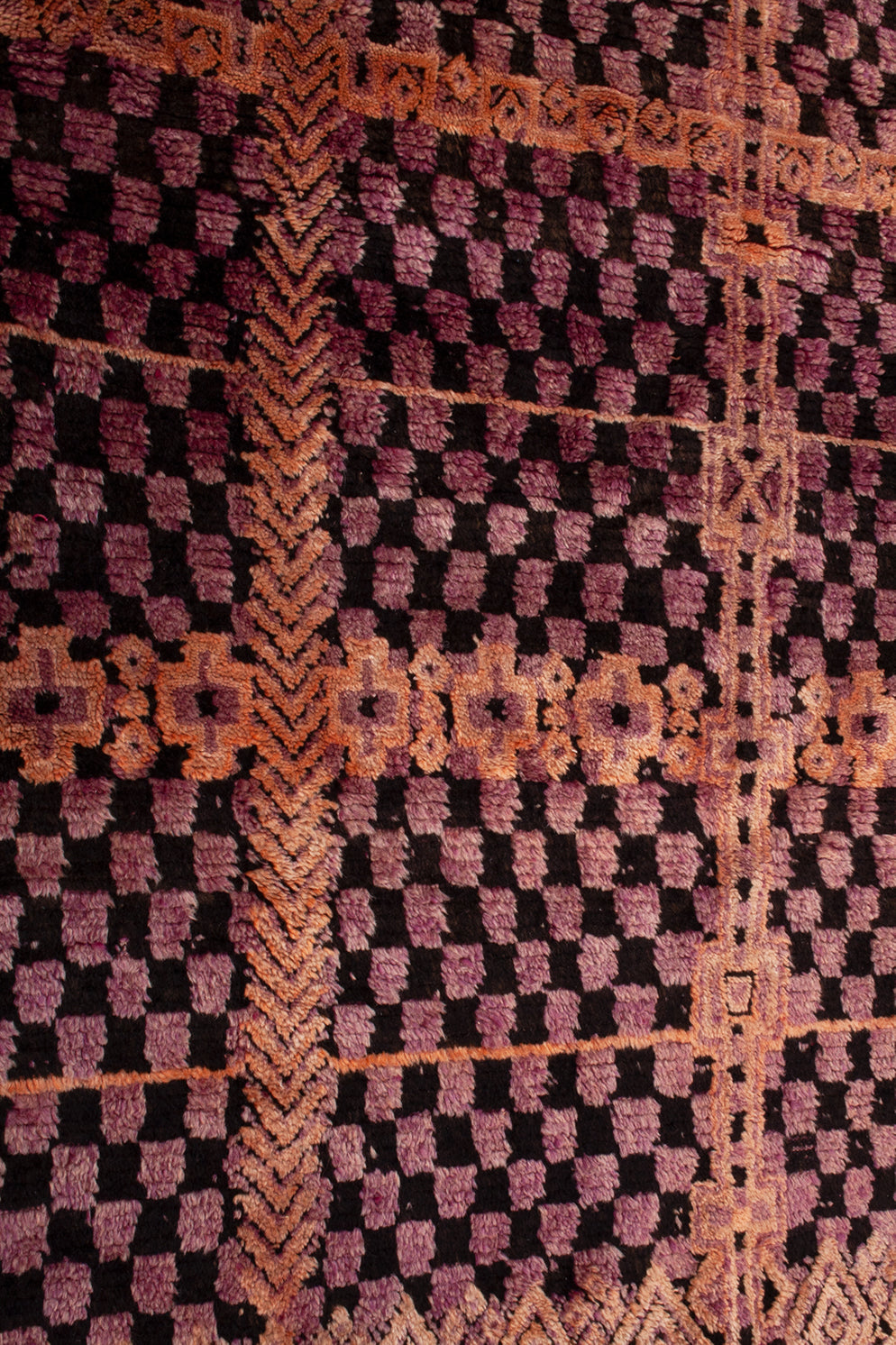 Semi-Antique Moroccan Ben M'Guild Rug