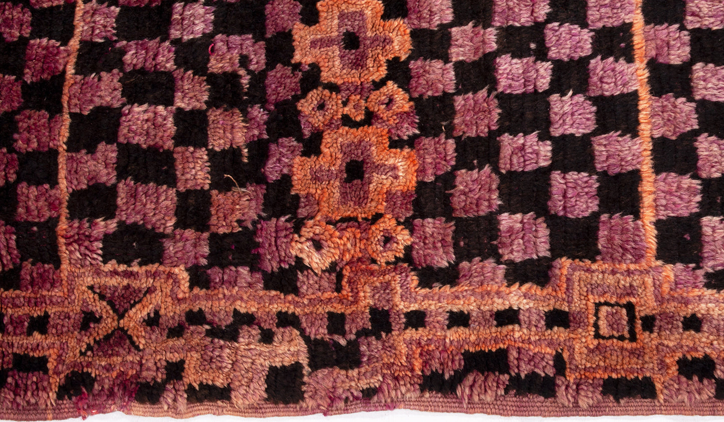 Semi-Antique Moroccan Ben M'Guild Rug