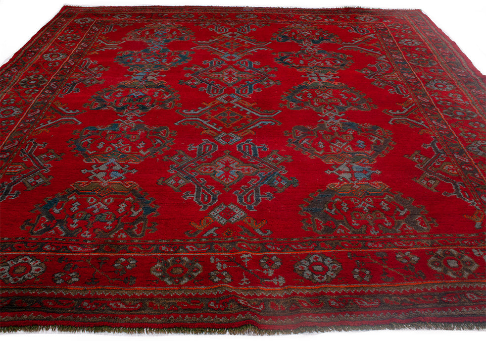 Antique Turkish Ushak Rug