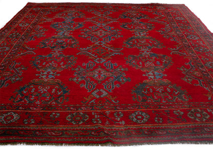 Antique Turkish Ushak Rug