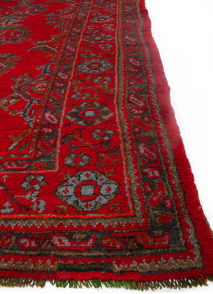 Antique Turkish Ushak Rug
