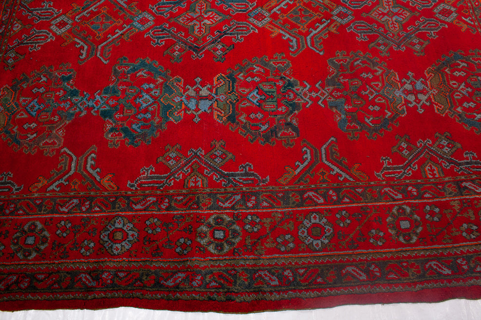 Antique Turkish Ushak Rug