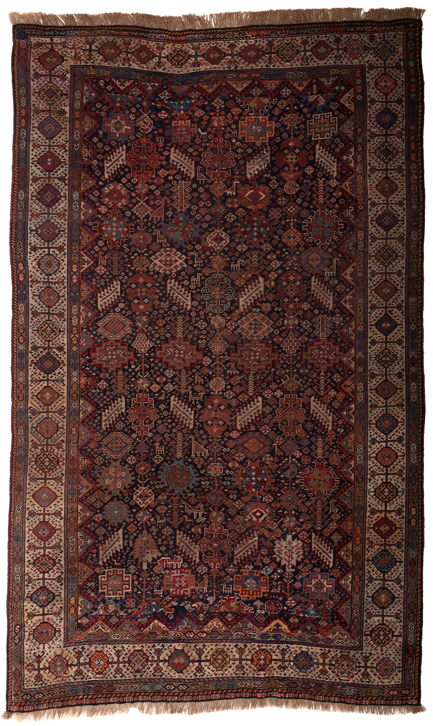 Antique Persian Shiraz Rug