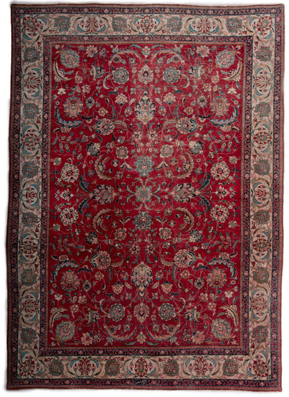Semi-Antique Persian Tabriz Rug