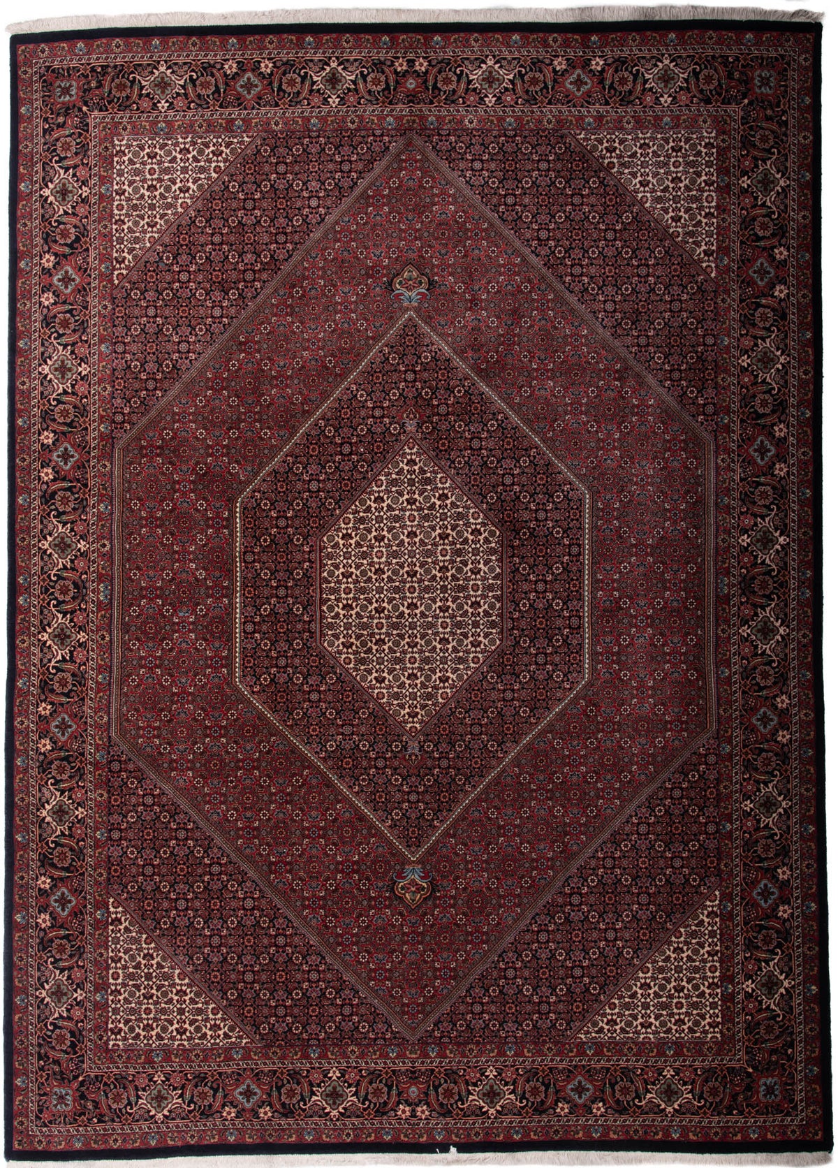 Persian Bijar Tekab Wool & Silk Rug