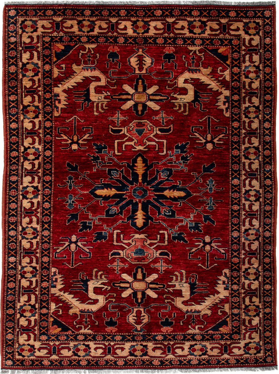 Afghan Super Kazak Rug