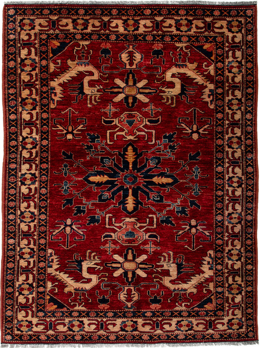 Afghan Super Kazak Rug