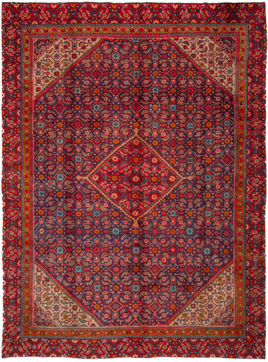 Semi-Antique Persian Sarouk Rug