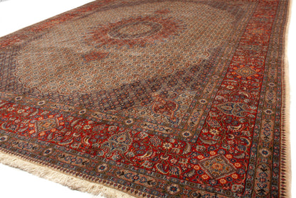 Wool & Silk Persian Moud Rug