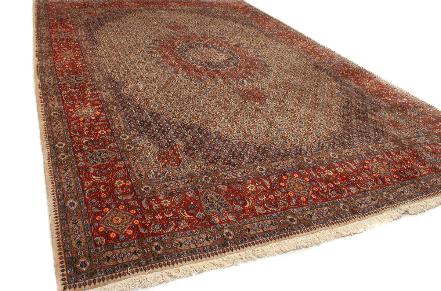 Wool & Silk Persian Moud Rug