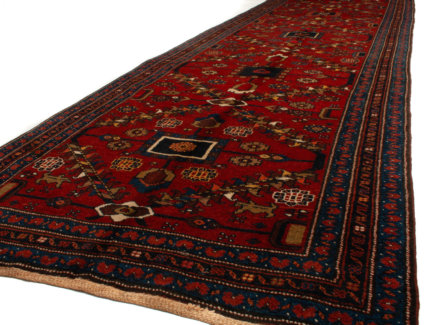 Antique Persian Bijar Rug