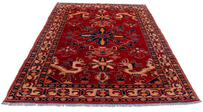 Afghan Super Kazak Rug