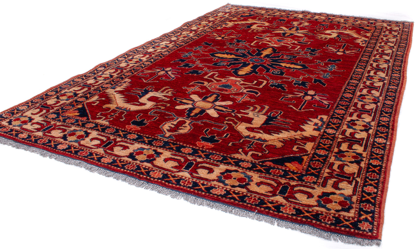 Afghan Super Kazak Rug