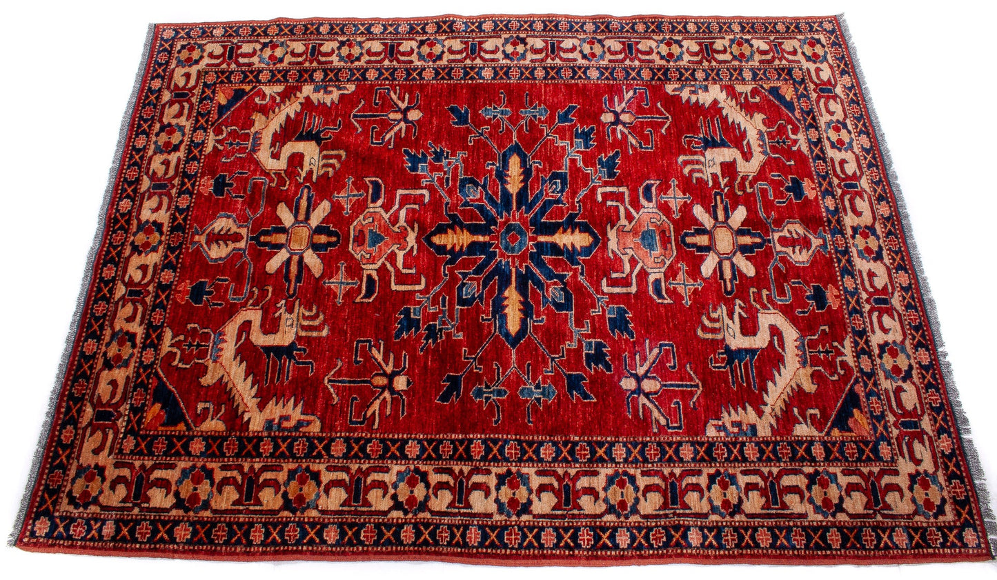 Afghan Super Kazak Rug