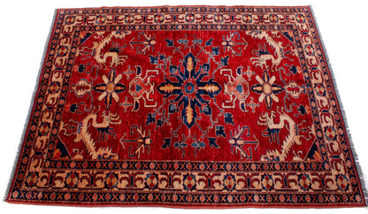 Afghan Super Kazak Rug