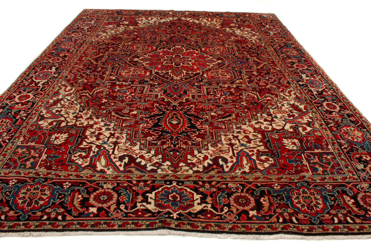 Antique Persian Heriz Rug