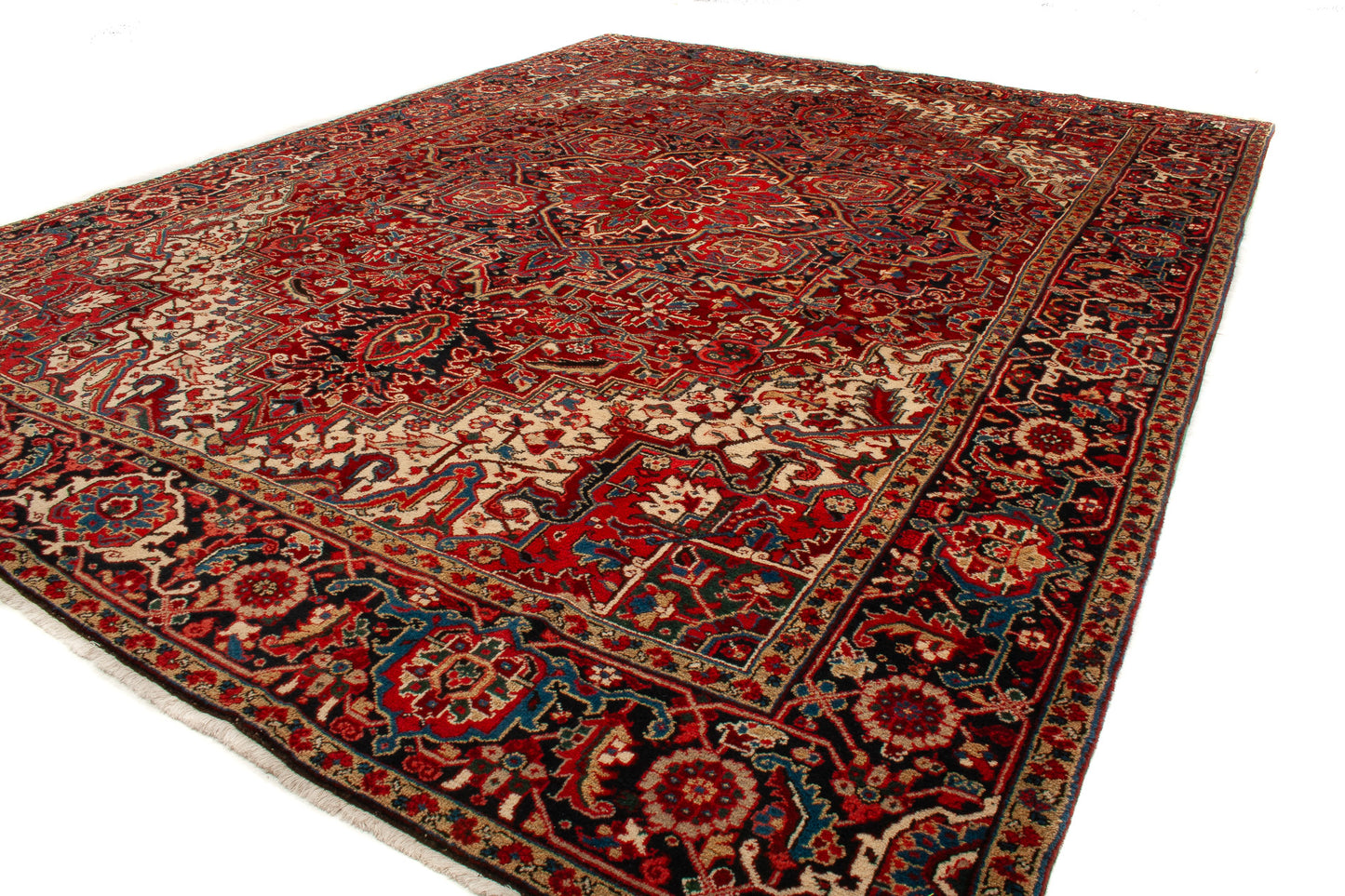 Antique Persian Heriz Rug