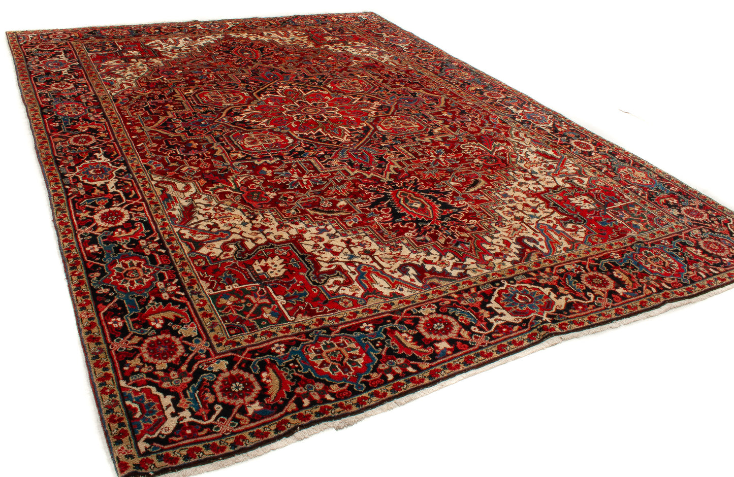 Antique Persian Heriz Rug