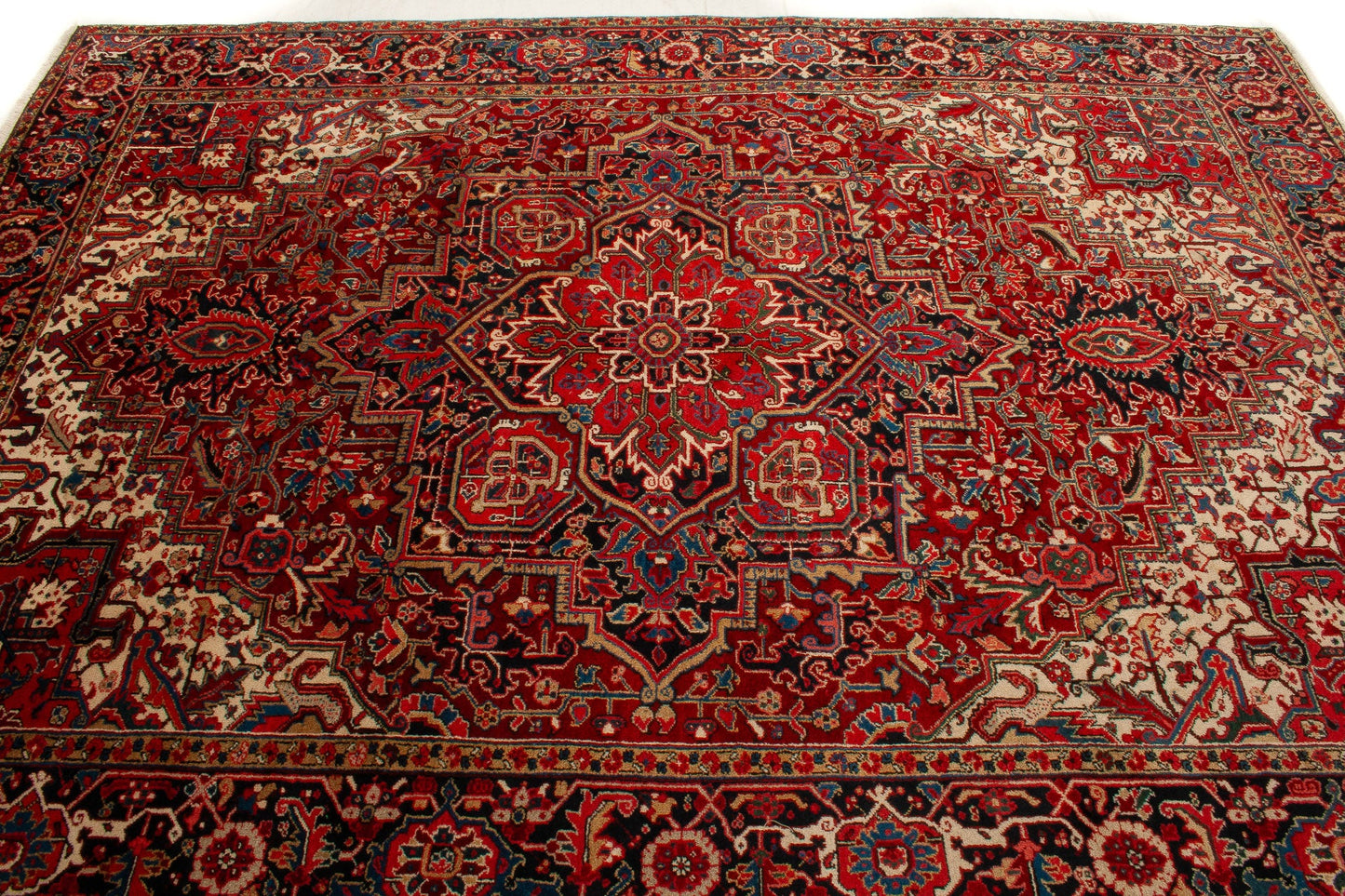 Antique Persian Heriz Rug
