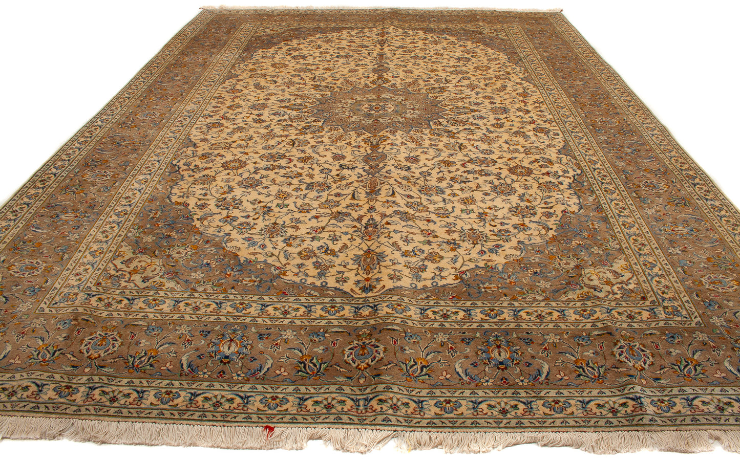 Persian Kashan Semi-Antique Rug