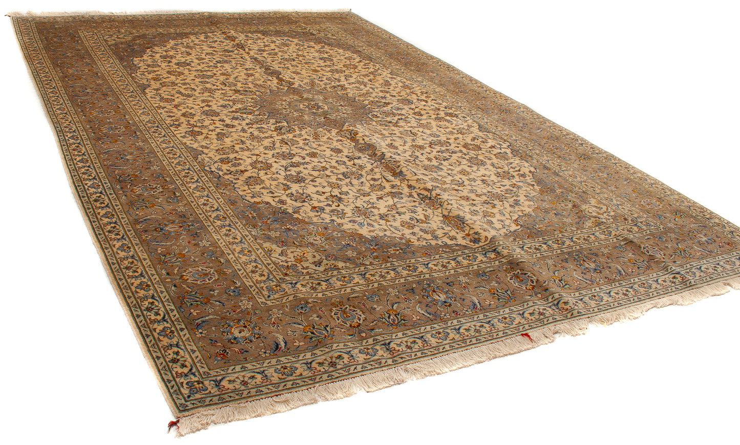 Persian Kashan Semi-Antique Rug