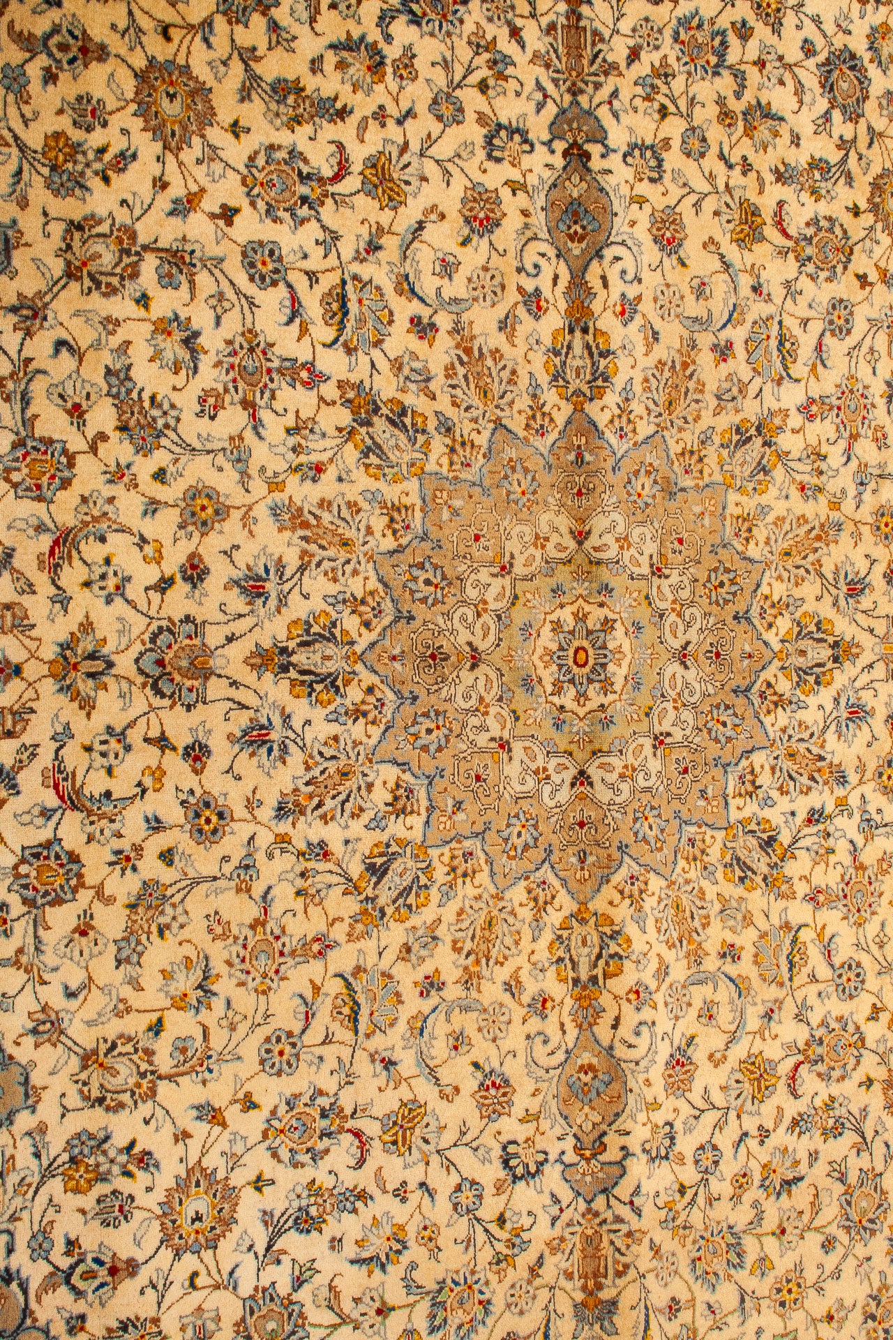 Persian Kashan Semi-Antique Rug