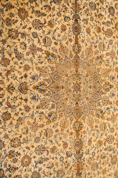 Persian Kashan Semi-Antique Rug