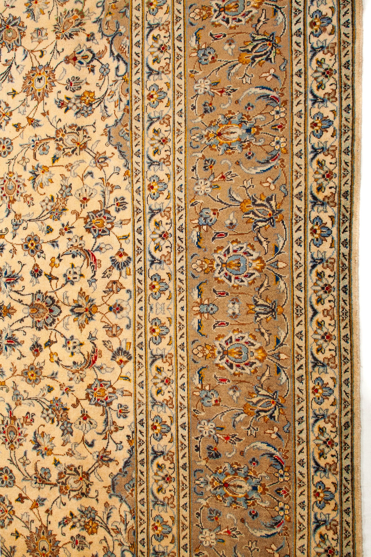 Persian Kashan Semi-Antique Rug