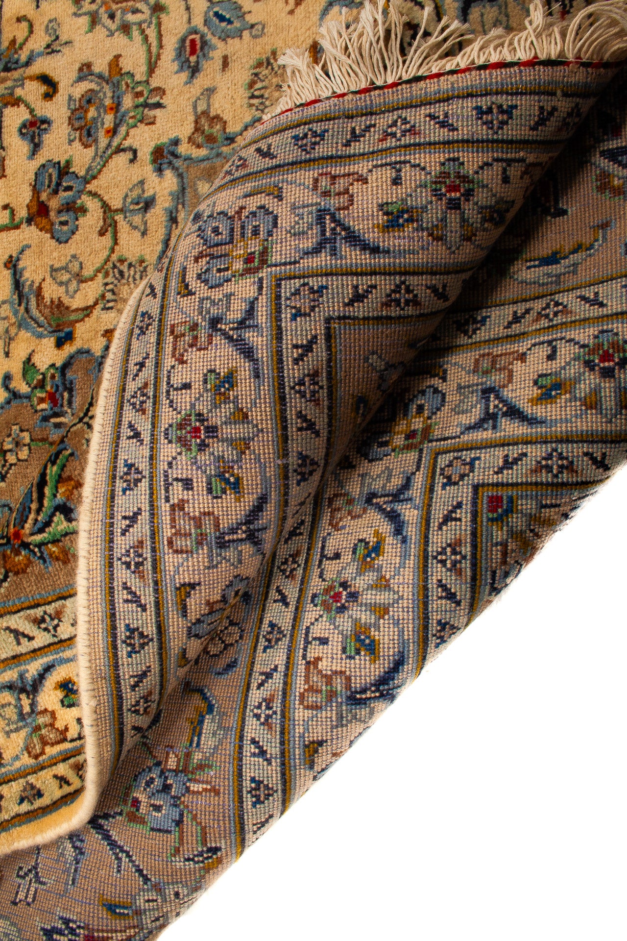 Persian Kashan Semi-Antique Rug