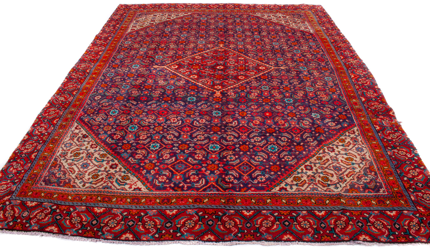 Semi-Antique Persian Sarouk Rug