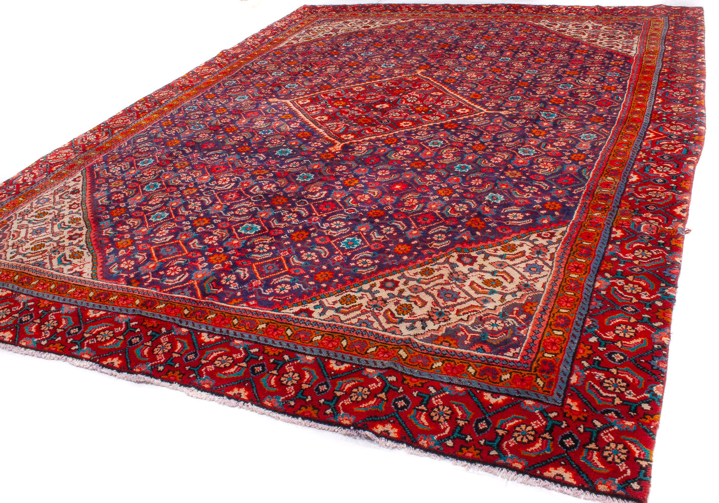 Semi-Antique Persian Sarouk Rug