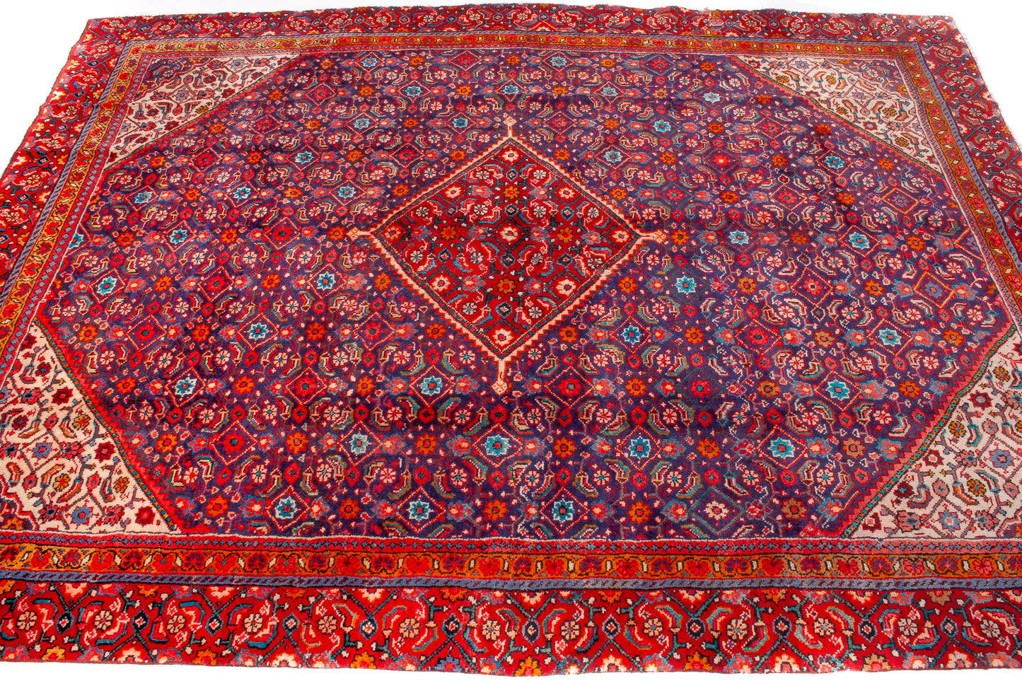 Semi-Antique Persian Sarouk Rug
