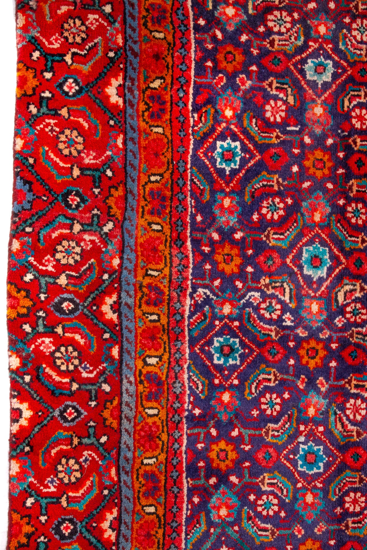 Semi-Antique Persian Sarouk Rug