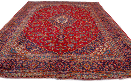 Persian Kashan Semi-Antique Rug