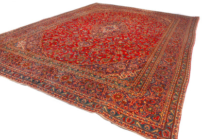 Persian Kashan Semi-Antique Rug
