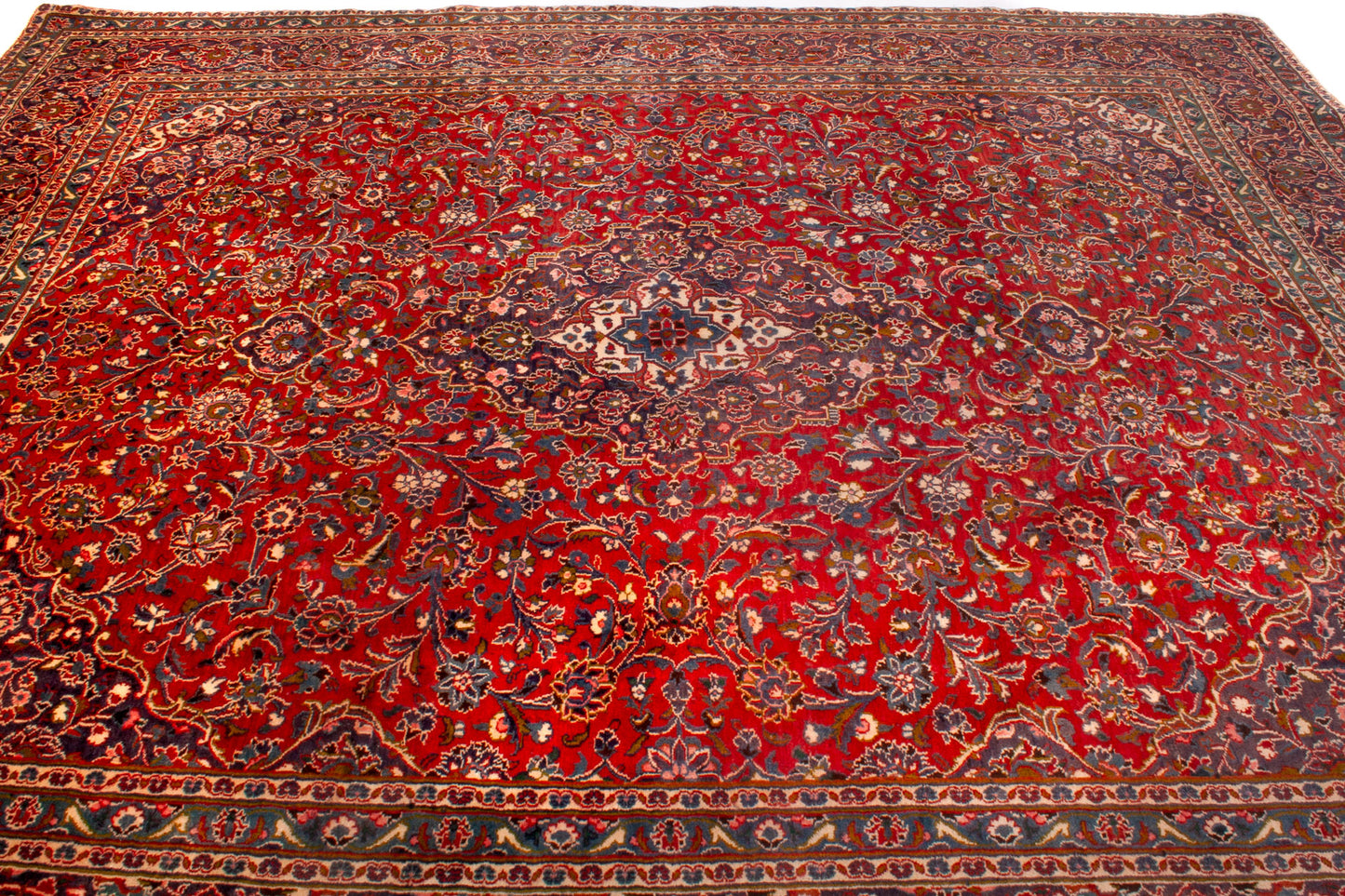 Persian Kashan Semi-Antique Rug