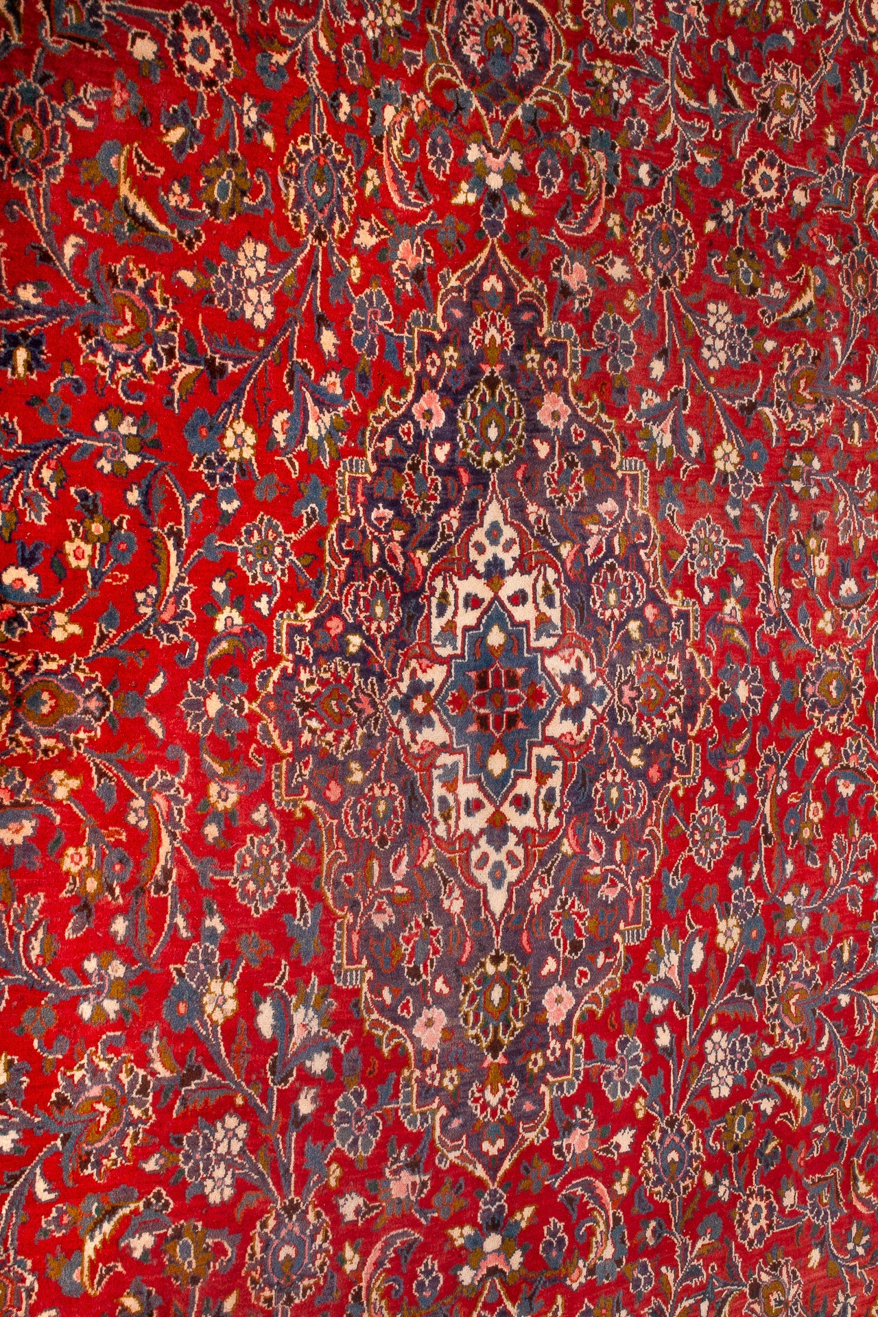 Persian Kashan Semi-Antique Rug