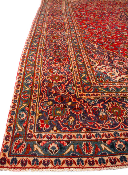 Persian Kashan Semi-Antique Rug
