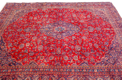 Semi-Antique Persian Mashad Rug