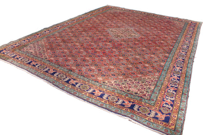 Semi-Antique Persian Ardabil Rug