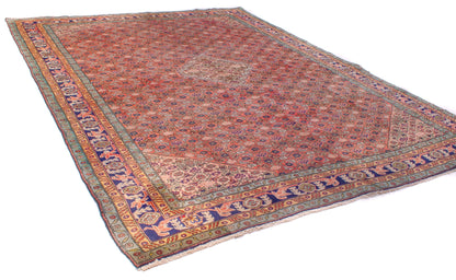 Semi-Antique Persian Ardabil Rug