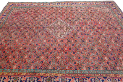 Semi-Antique Persian Ardabil Rug