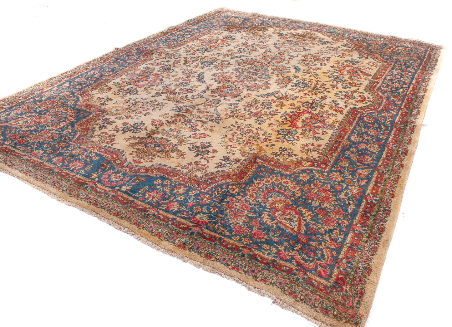 Semi-Antique Persian Kerman Rug