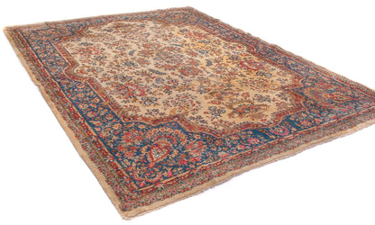 Semi-Antique Persian Kerman Rug