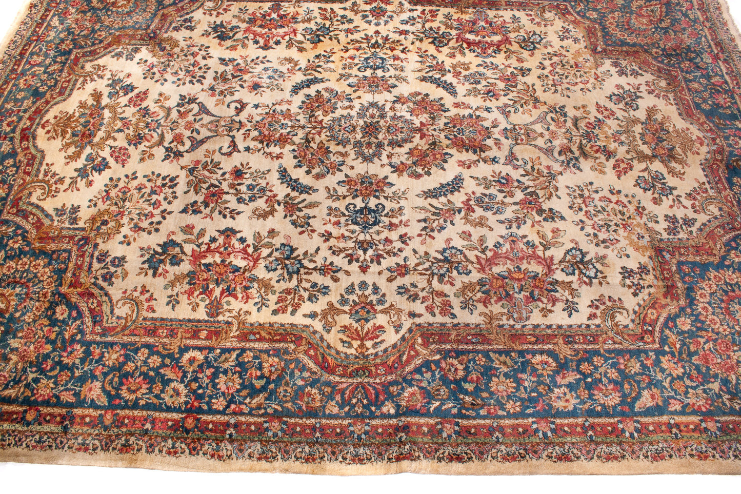 Semi-Antique Persian Kerman Rug